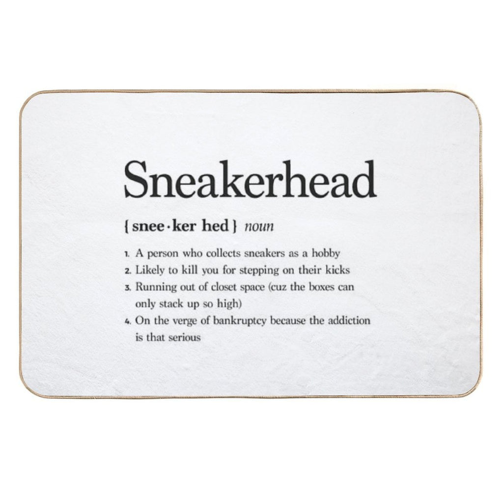 Sneakerhead Definition  Easy Maintenance Bath Mat
