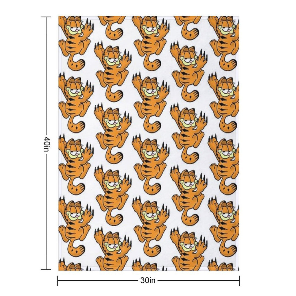 Cute Garfield Compact Throw Blanket