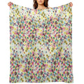 Color Drops Wrinkle-free Throw Blanket