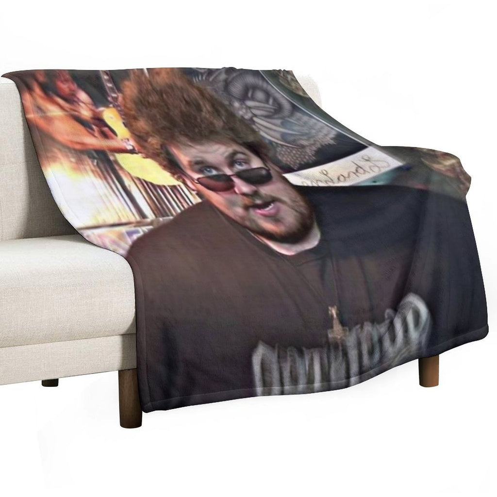 Drachenlord Rainer Winkler Easy Care Throw Blanket