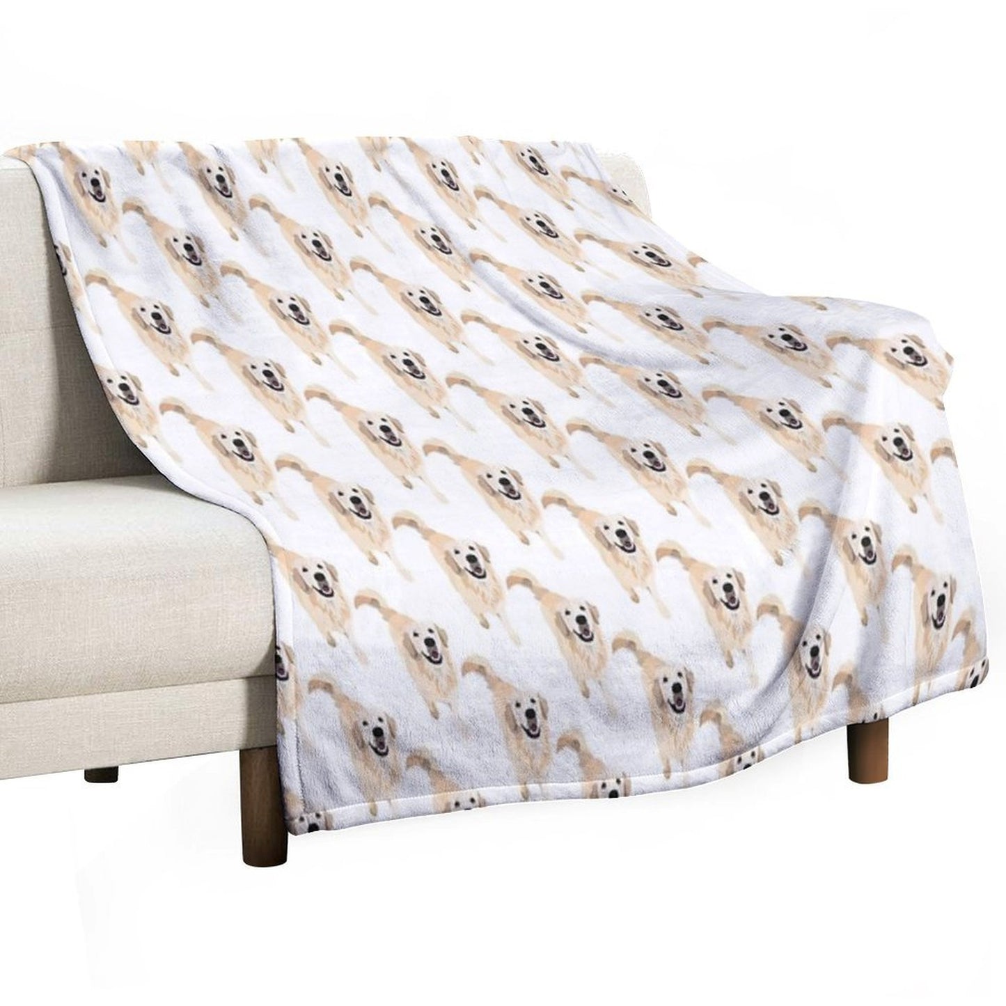 Golden Retriever Doggo Quick-dry Throw Blanket