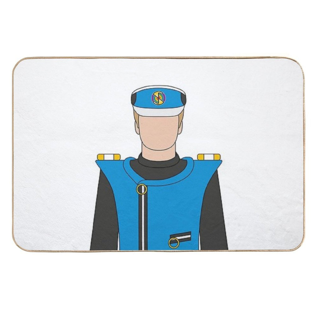 Captain Blue Icon  Dirt-Trapping Bath Mat