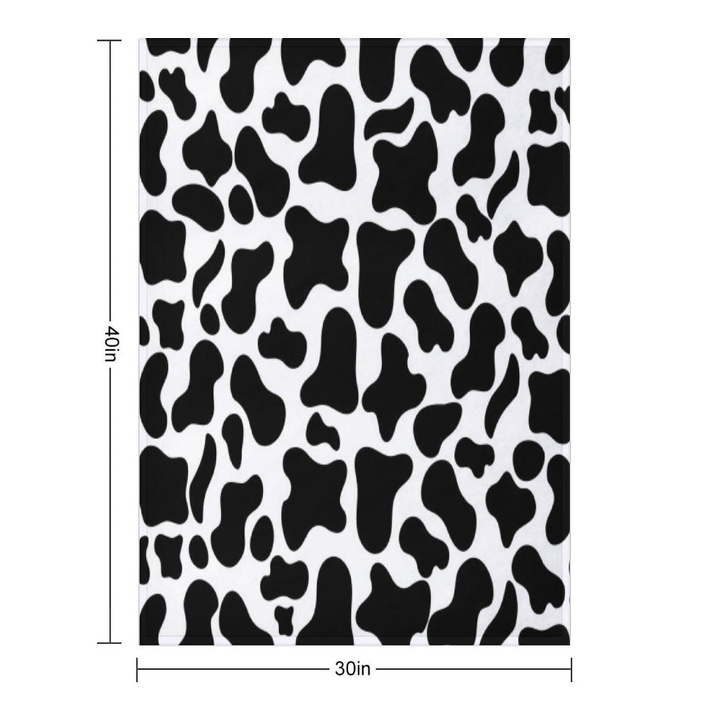 Cow Print Anti-pilling Throw Blanket