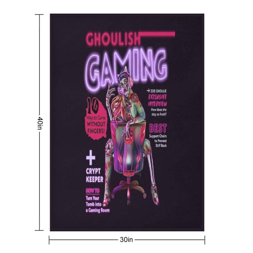 Ghoulish Gaming Comfort Throw Blanket