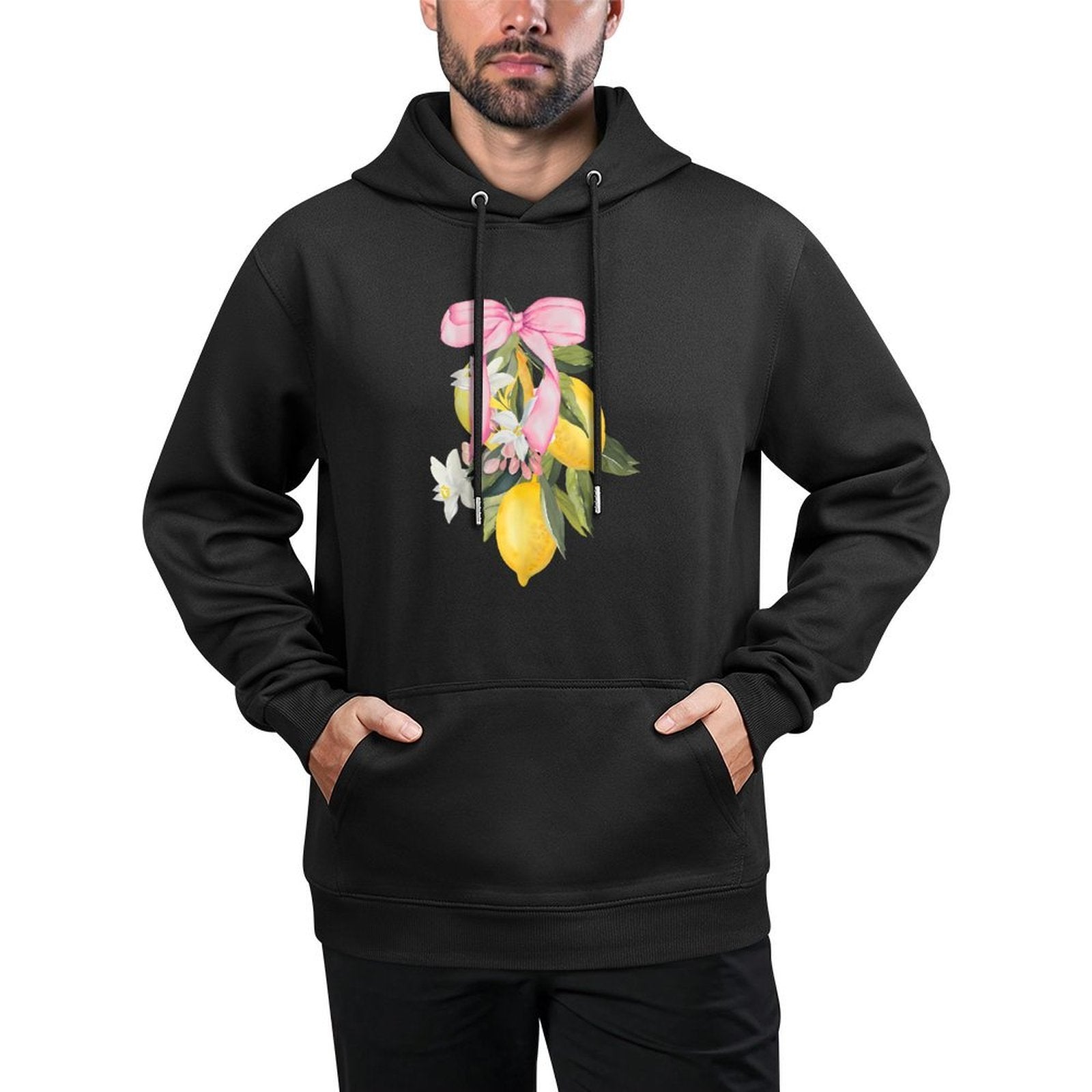 Vintage Fruit Lemon Coquette Cottagecore Botanical Summer Versatile Streetwear Hoodie