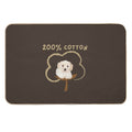 200 Cotton - Cute Funny Gift for Coton De Tulear Owners - Birthday Gift for Mothers Day, Fathers Day, Christmas, Thanksgiving F  Eco-Friendly Bath Mat