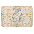 Art Nouveau Dragonflies Pattern  Blush  Odorless Bath Mat