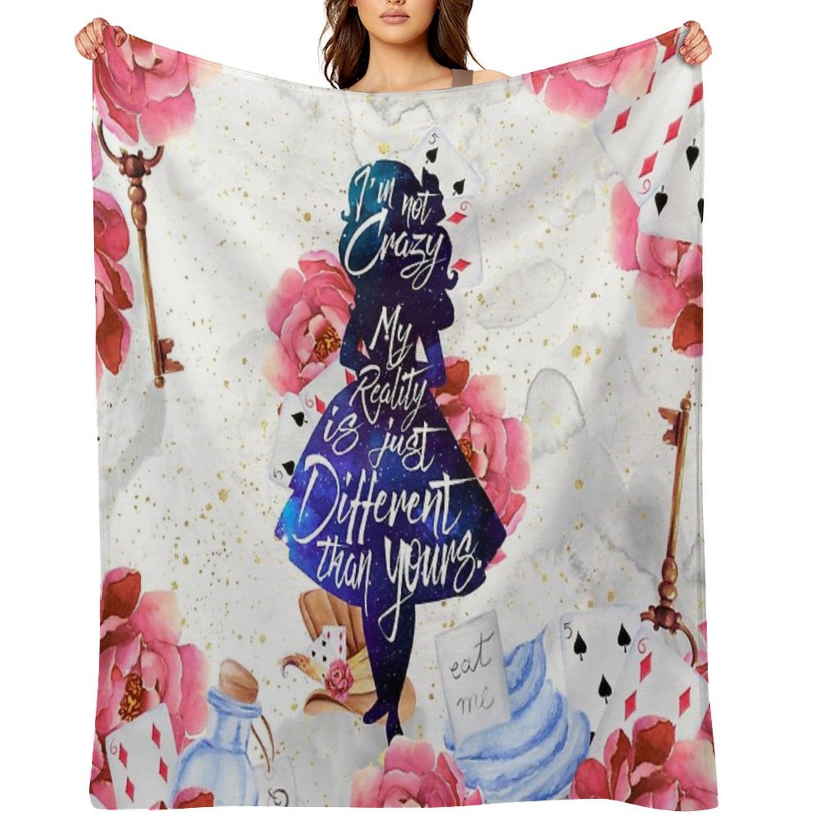 Alice - I'm Not Crazy Premium Throw Blanket
