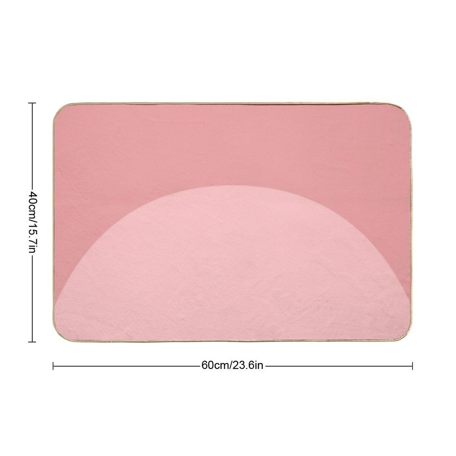 Pink Sun  Multi-Purpose Bath Mat