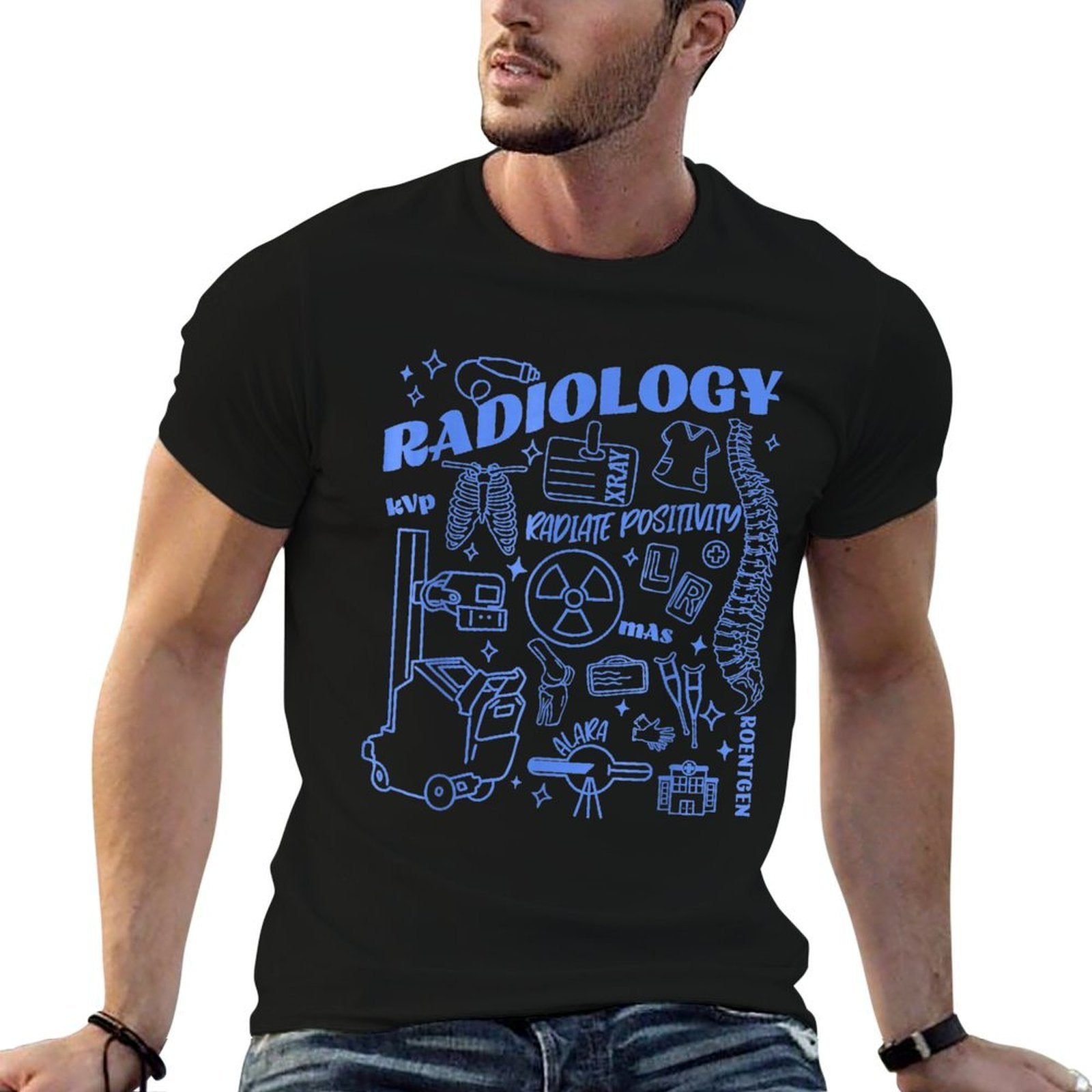 Radiologic Technologist Radiology X-Ray Rad Tech  Vintage-inspired T-Shirt