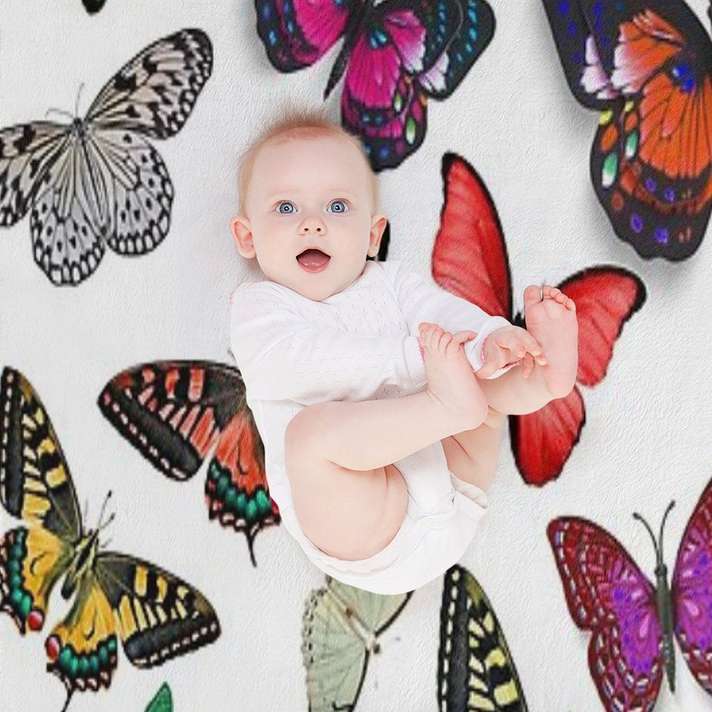 Mix Butterflies Versatility Throw Blanket