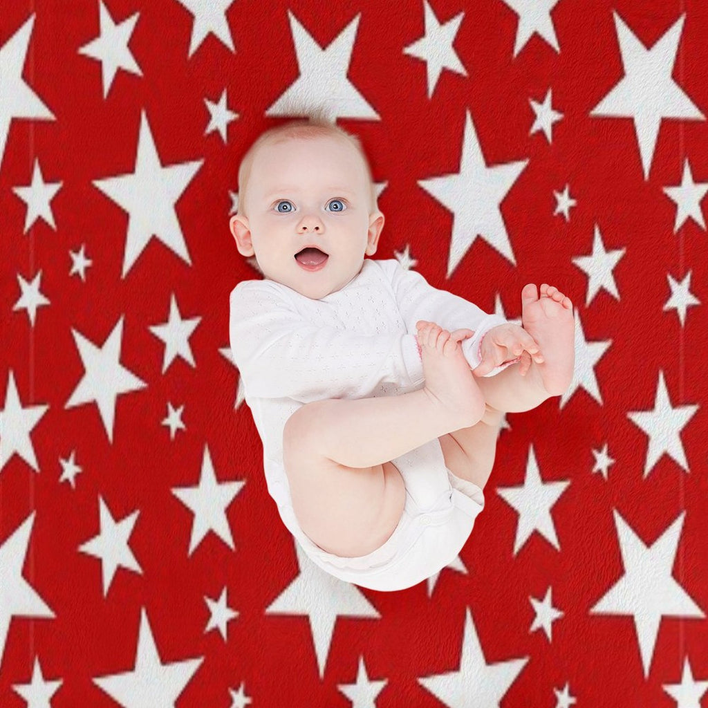 Star Pattern Design for Apparel And Home Decor Wrinkle-free Throw Blanket