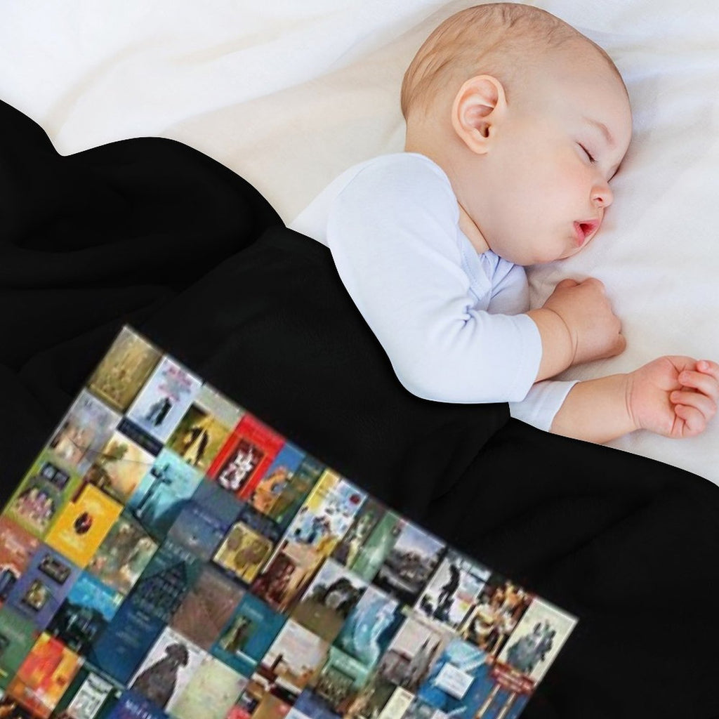 Mozart Album Covers Versatility Throw Blanket