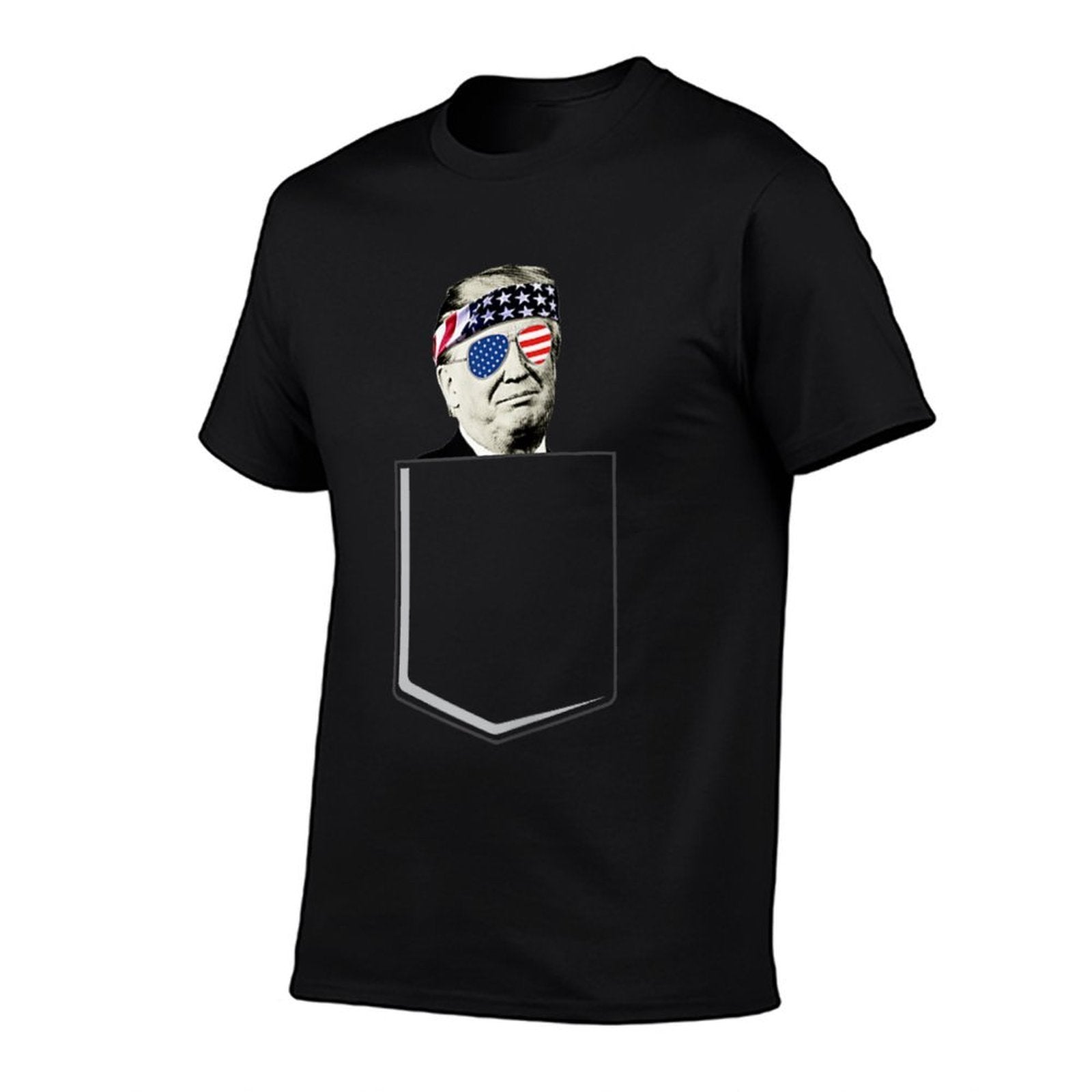 Trump In A Pocket 2024 President Trump Pocket 4th Of July  Moisture-wicking T-Shirt