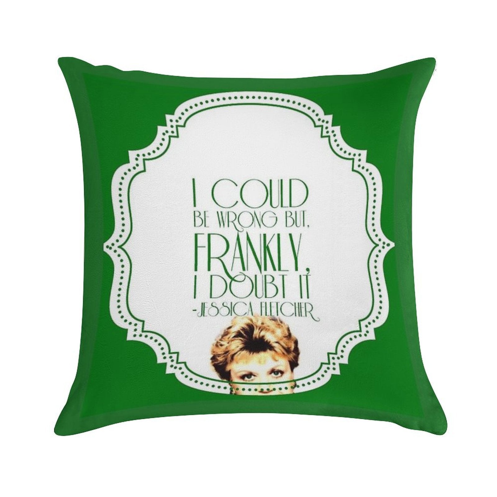 She's Never Wrong Soft Luxury Feel Throw Pillow