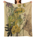 Spurge With Yham-Charles Rennie Mackintosh Versatility Throw Blanket