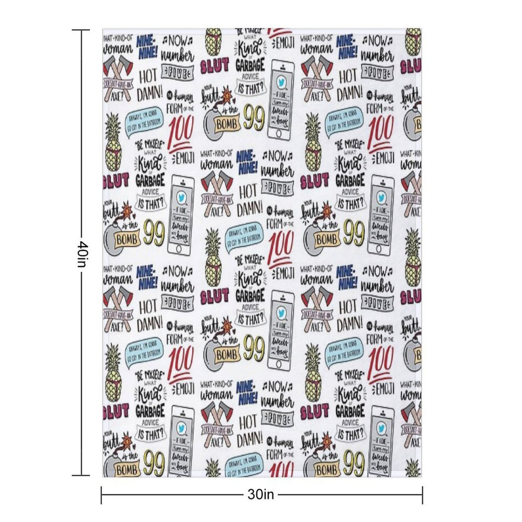 Brooklyn Nine Nine  Version 2  TV Show Art Versatility Throw Blanket