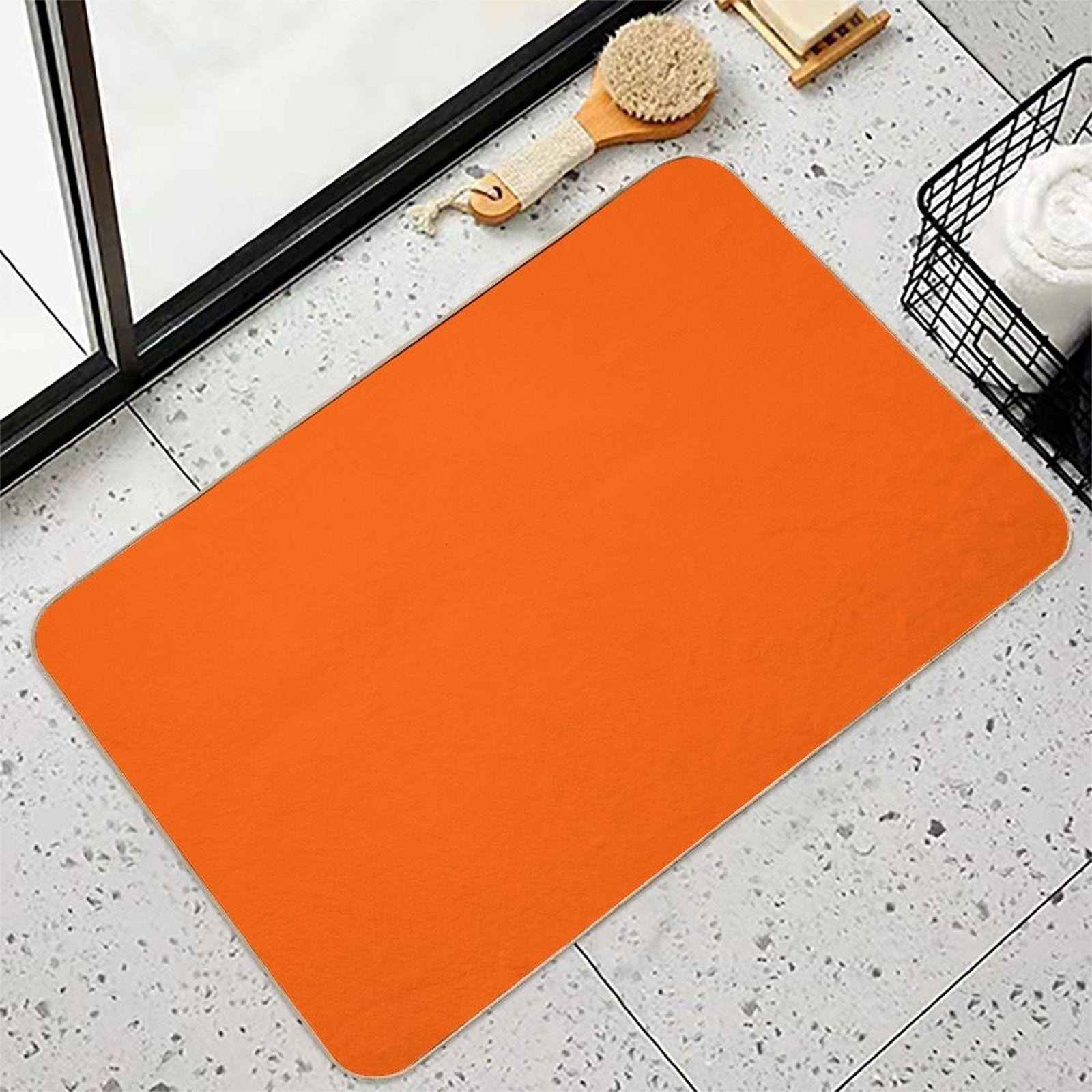 Neon Orange  Multi-Purpose Bath Mat