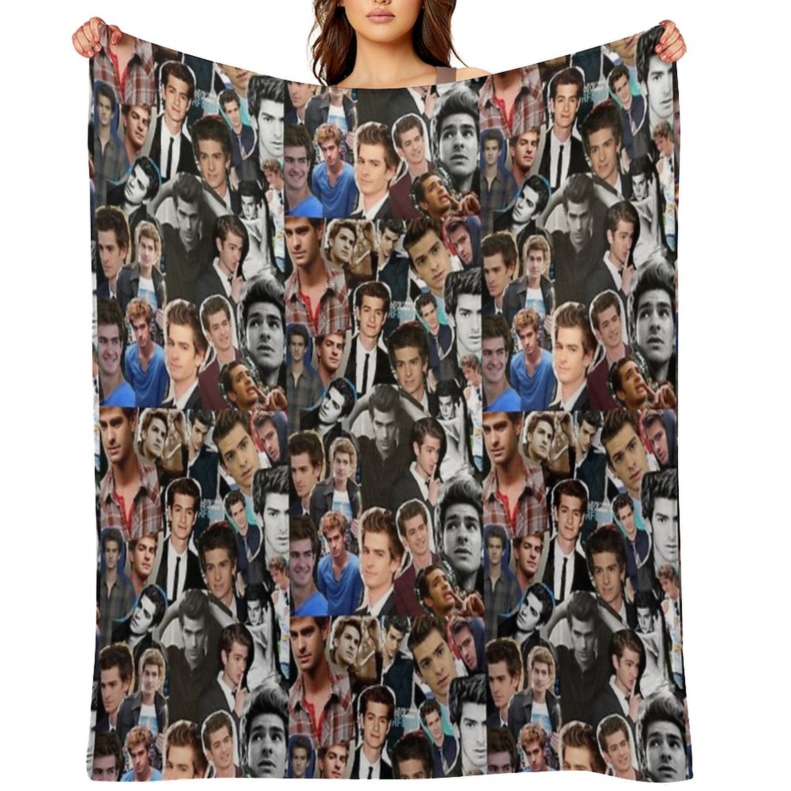 Andrew Garfield Fan Art Compact Throw Blanket