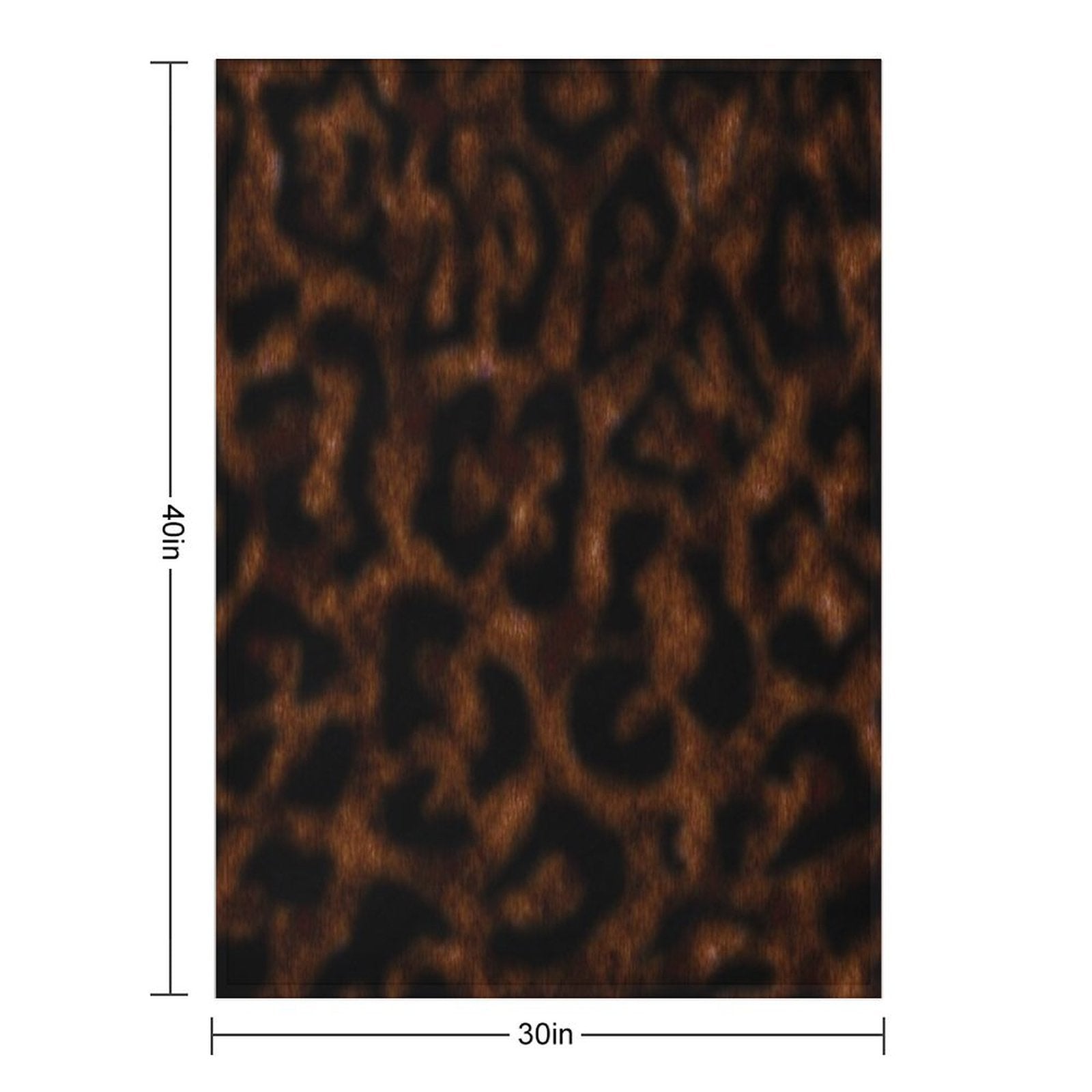 Leopard Print Velvety-soft Throw Blanket