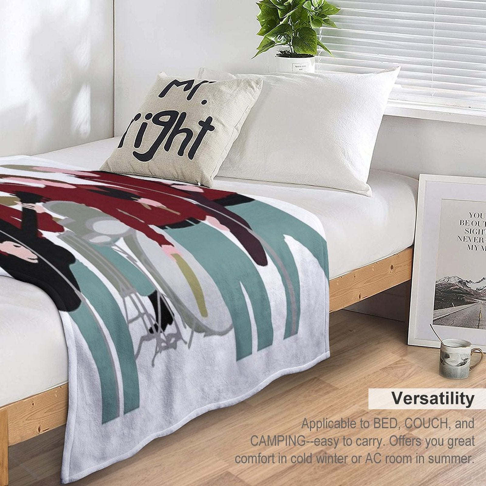 Untitled Travel-friendly Throw Blanket