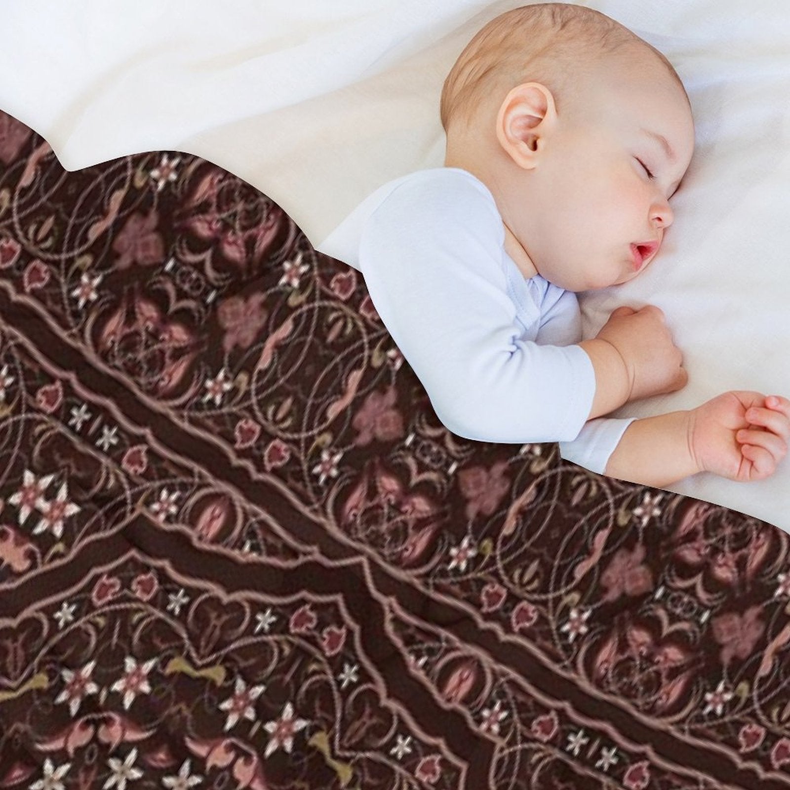 Vintage Arabic Pattern. Durable Throw Blanket