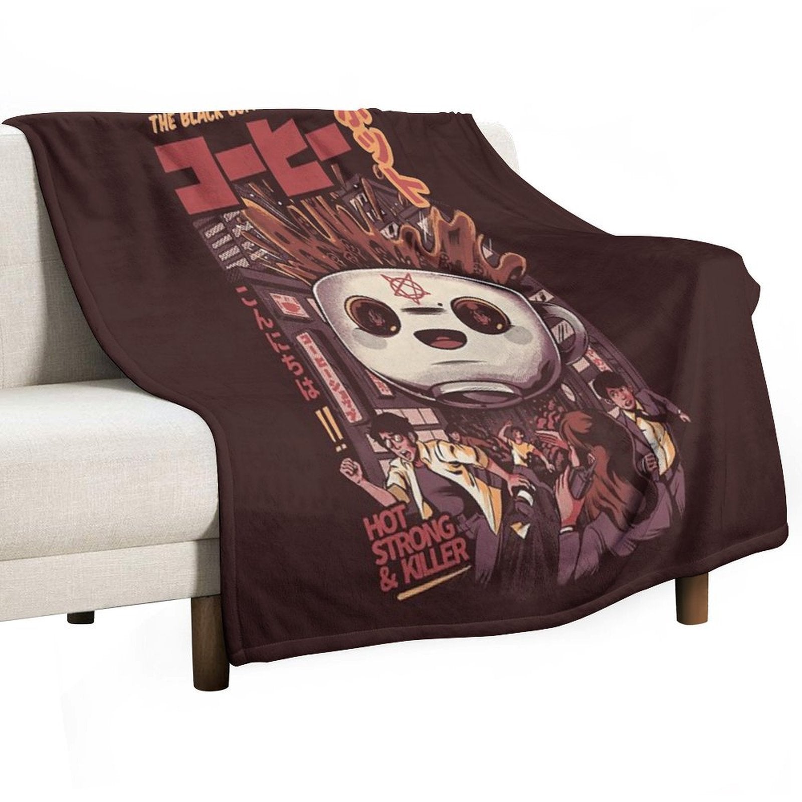 Black Magic Coffee Anti-pilling Throw Blanket