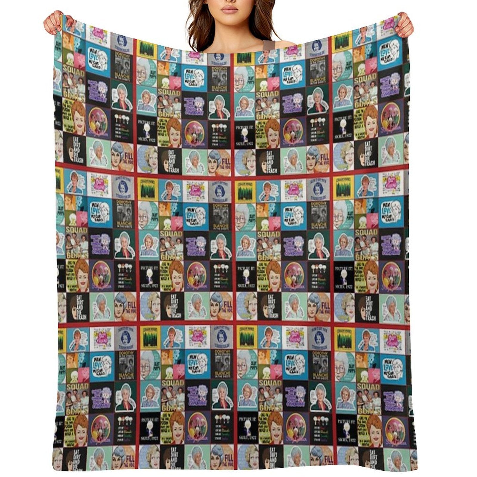 The Golden Girls, American TV Sitcom Velvety-soft Throw Blanket