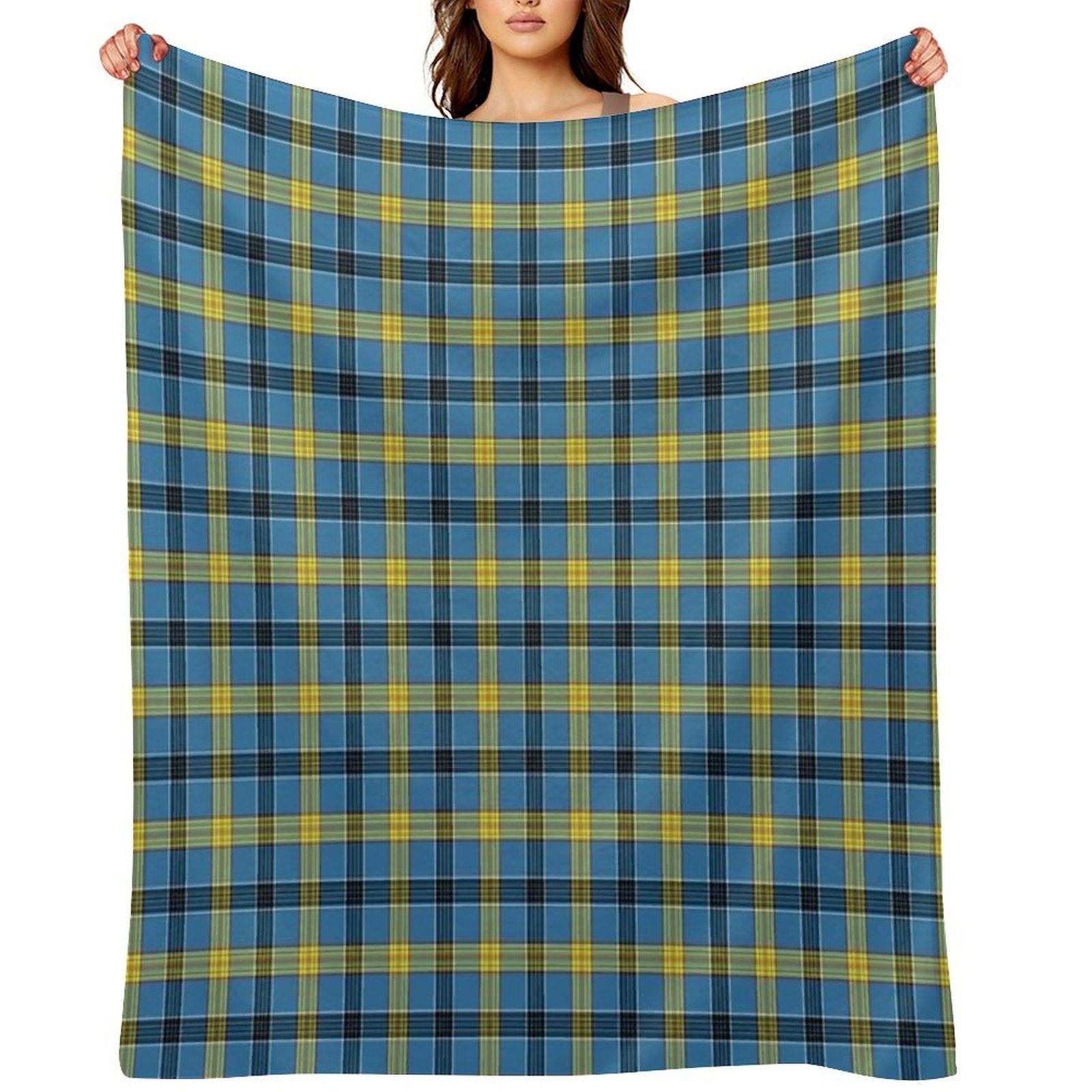 Clan Laing Tartan Gift-ready Throw Blanket