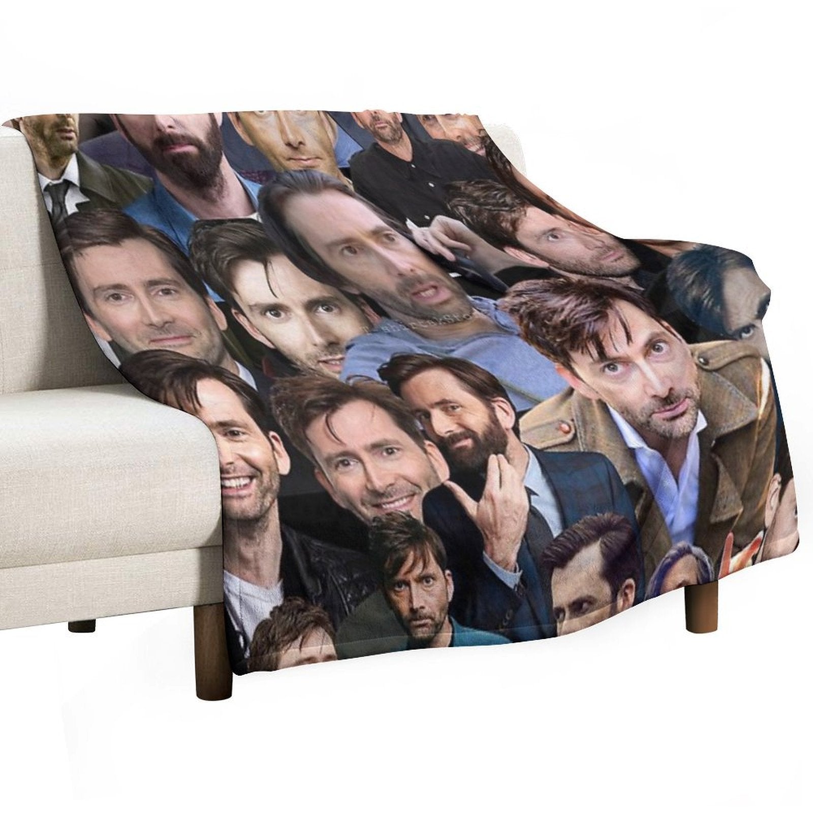 David Tennant Photo Collage Quick-dry Throw Blanket