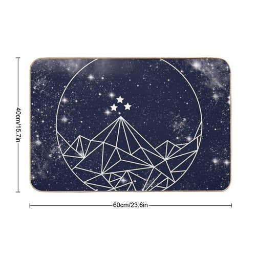 Acomaf Mountains  Dirt-Trapping Bath Mat