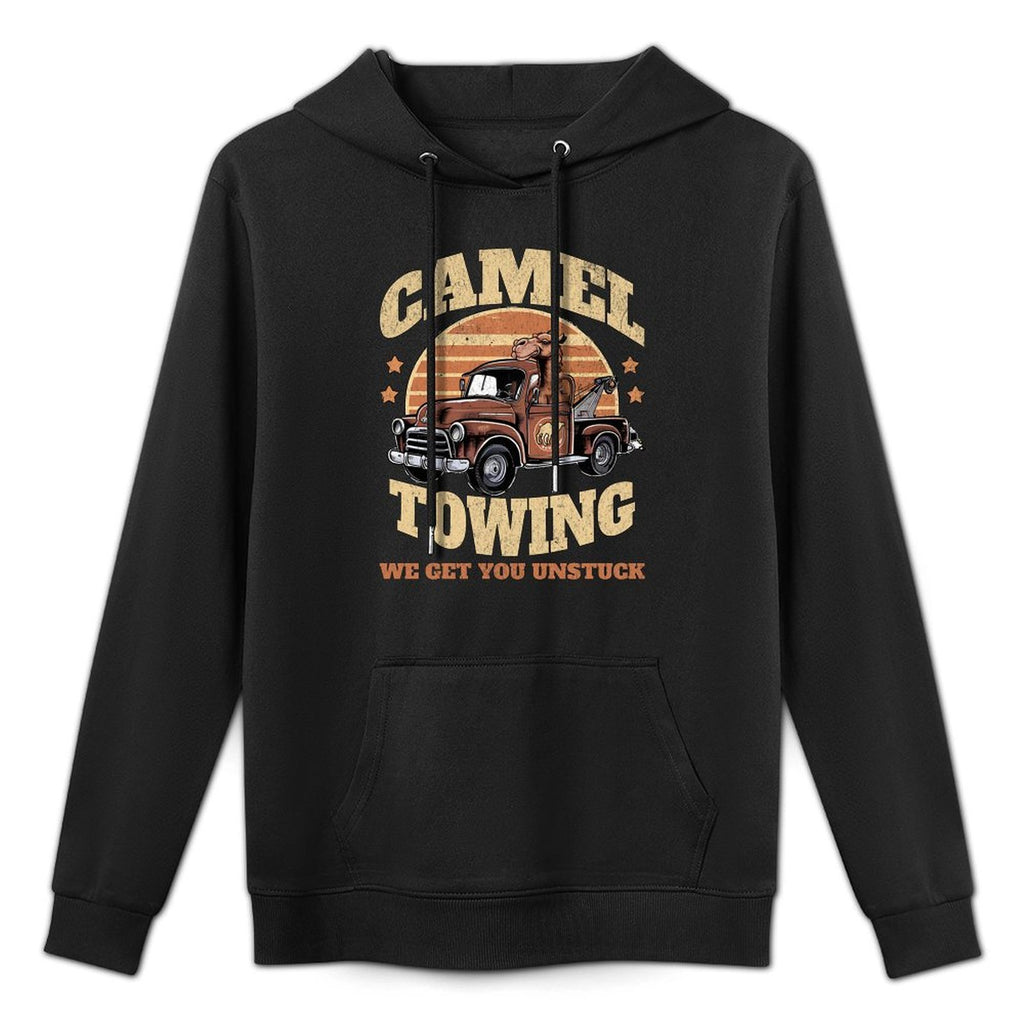 Camel Towing Inappropriate Humor Adult Humor Camel Towing Easy Care Hoodie