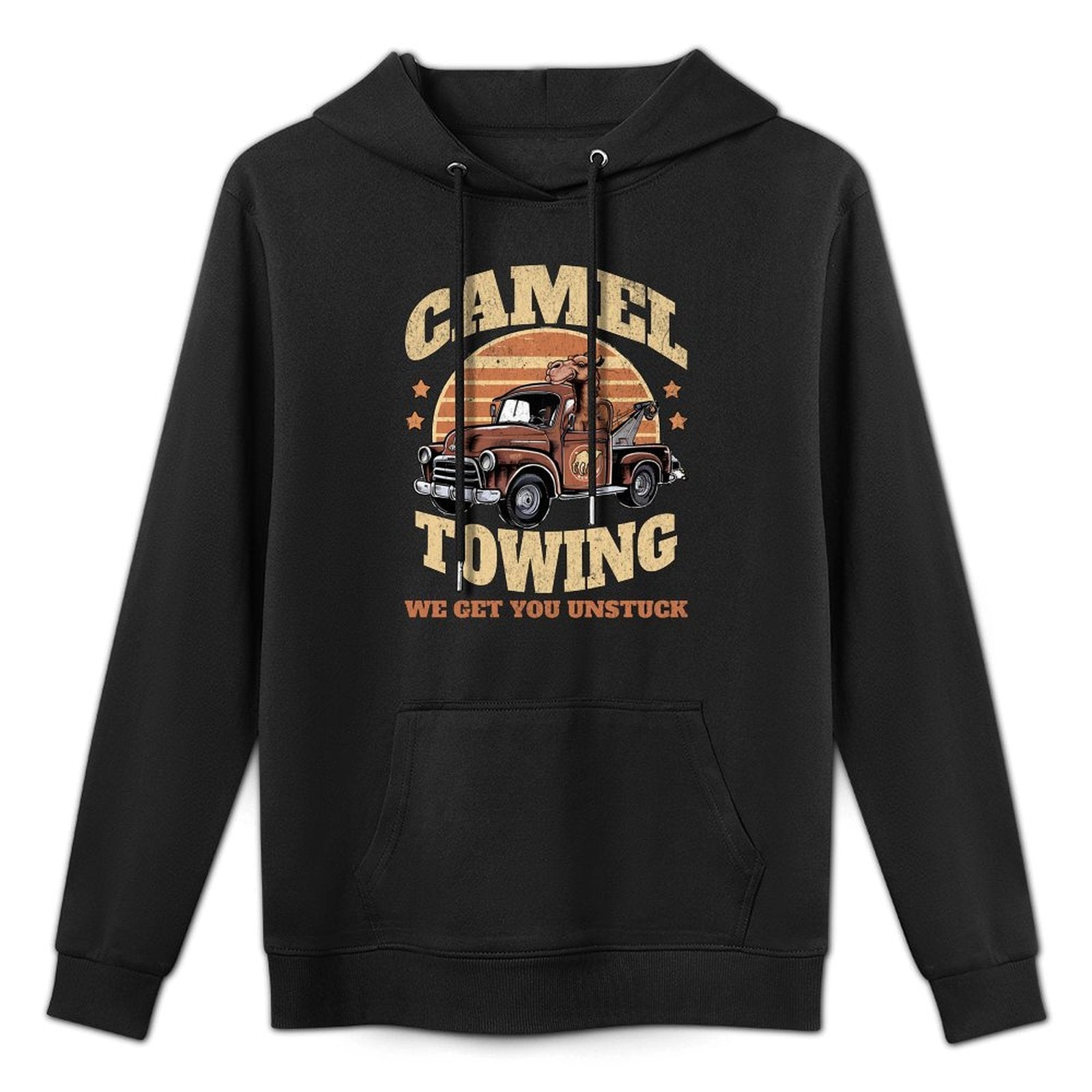 Camel Towing Inappropriate Humor Adult Humor Camel Towing Easy Care Hoodie
