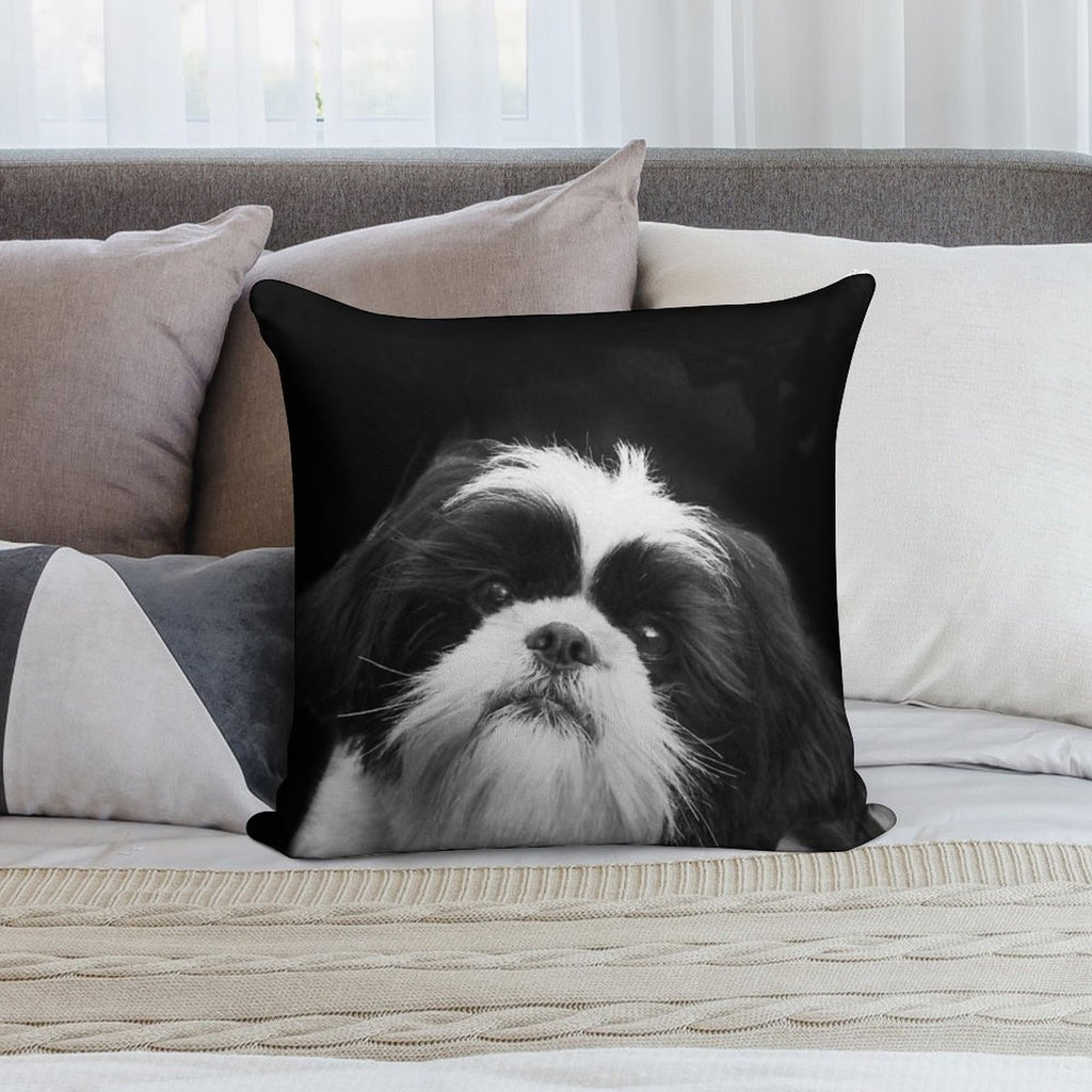 Shih Tzu Dog Soft Easy Maintenance Throw Pillow