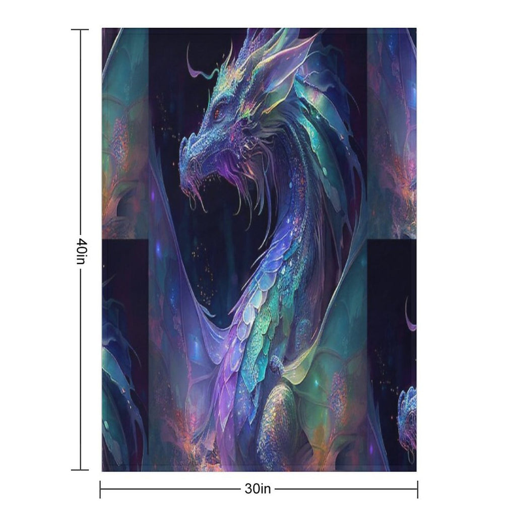 Celestial Dragon Premium Throw Blanket