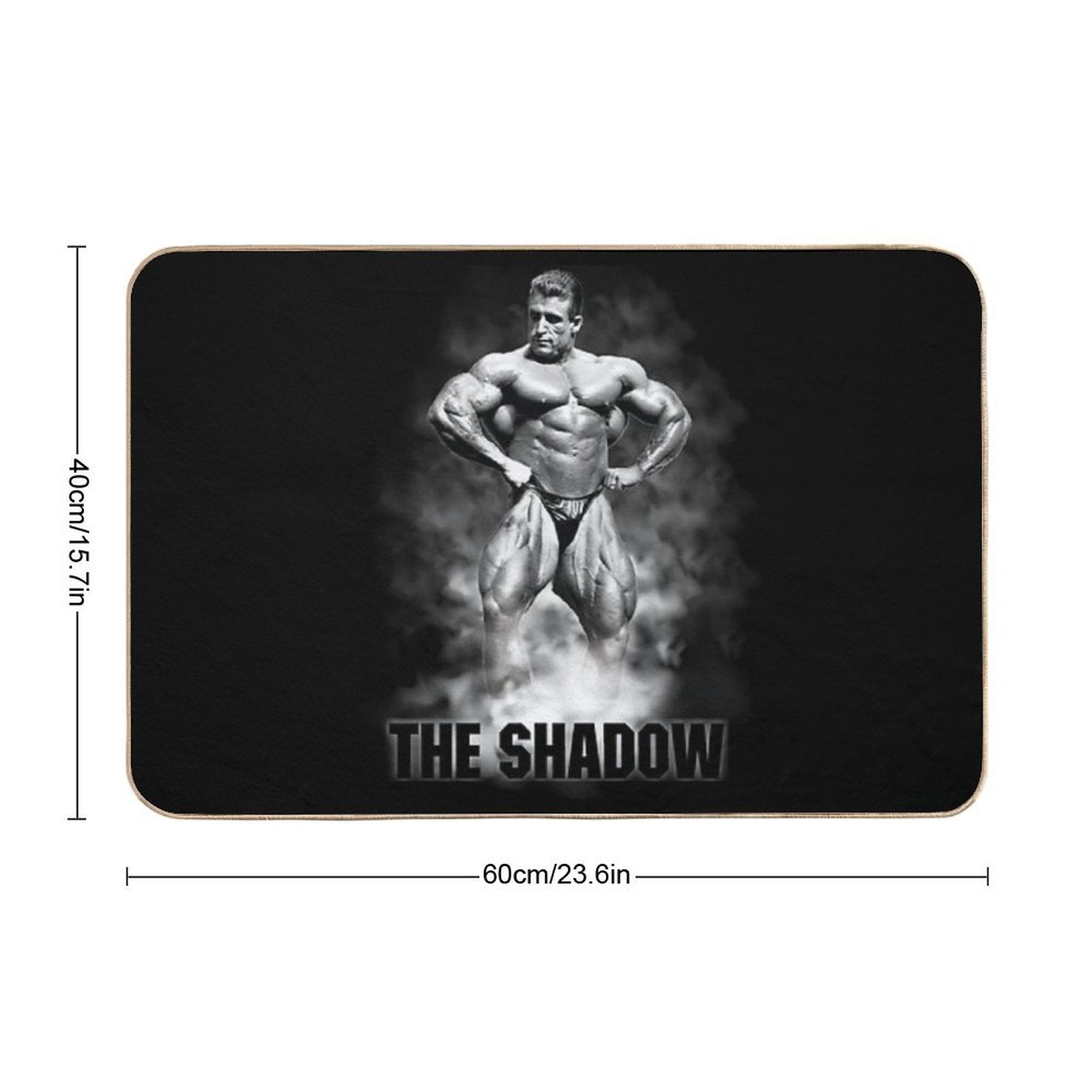 Dorian Yates The Shadow  Fade-Resistant Bath Mat