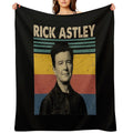 Rick Astley Music Retro Vintage Plush Throw Blanket
