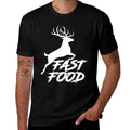 Deer Fast Food Hunting Gift Idea Fast Food Funny Hunter Deer  Affordable Price T-Shirt
