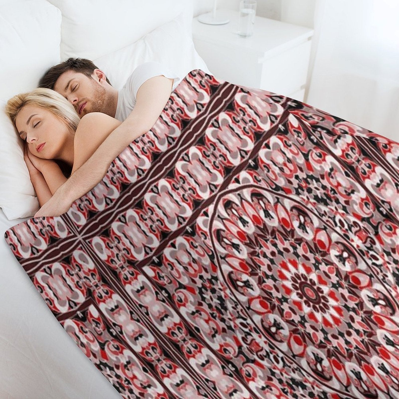 Oriental Rug Quick-dry Throw Blanket