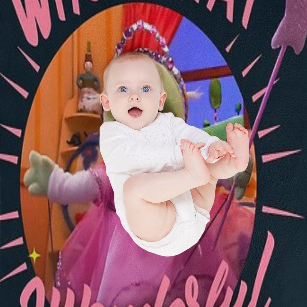 Nanalan Who's That Wonderful Girl - Kids' Show Monster Fun! Wrinkle-free Throw Blanket