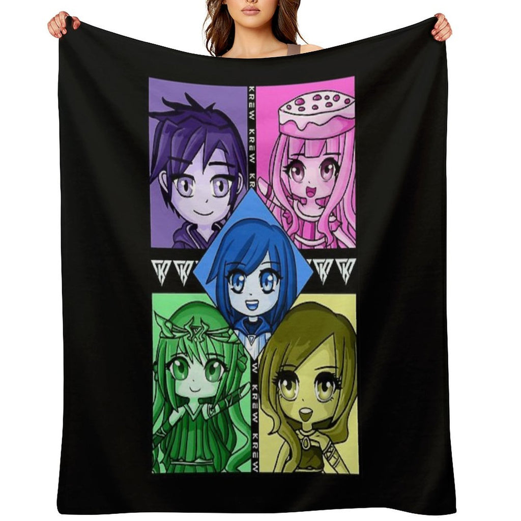 Aesthetic Funneh Krew Shrink-resistant Throw Blanket
