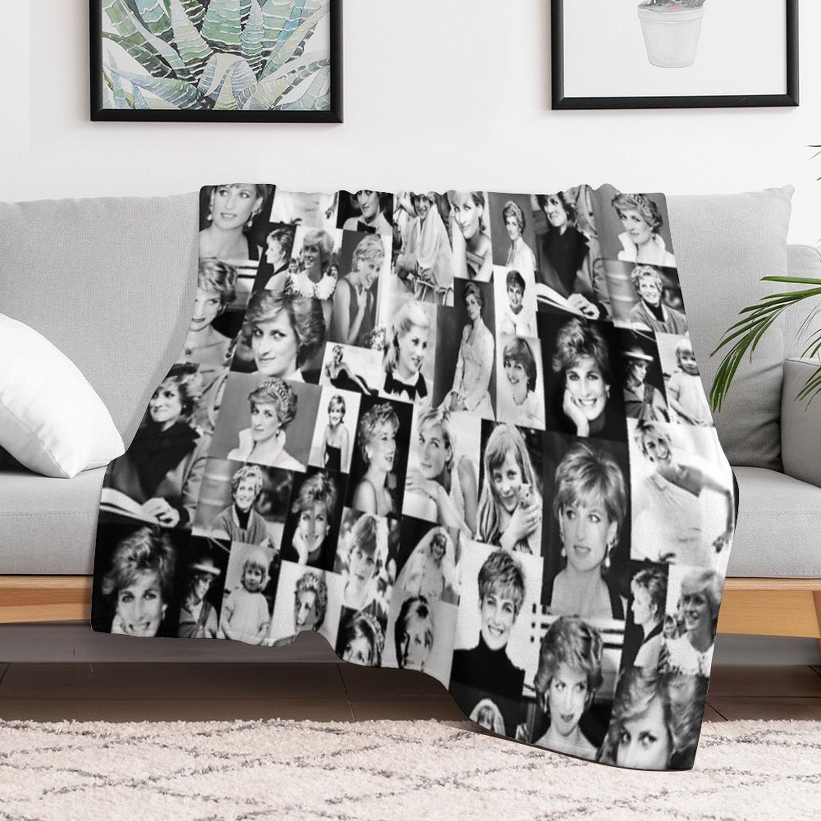 Lady Diana Velvety-soft Throw Blanket