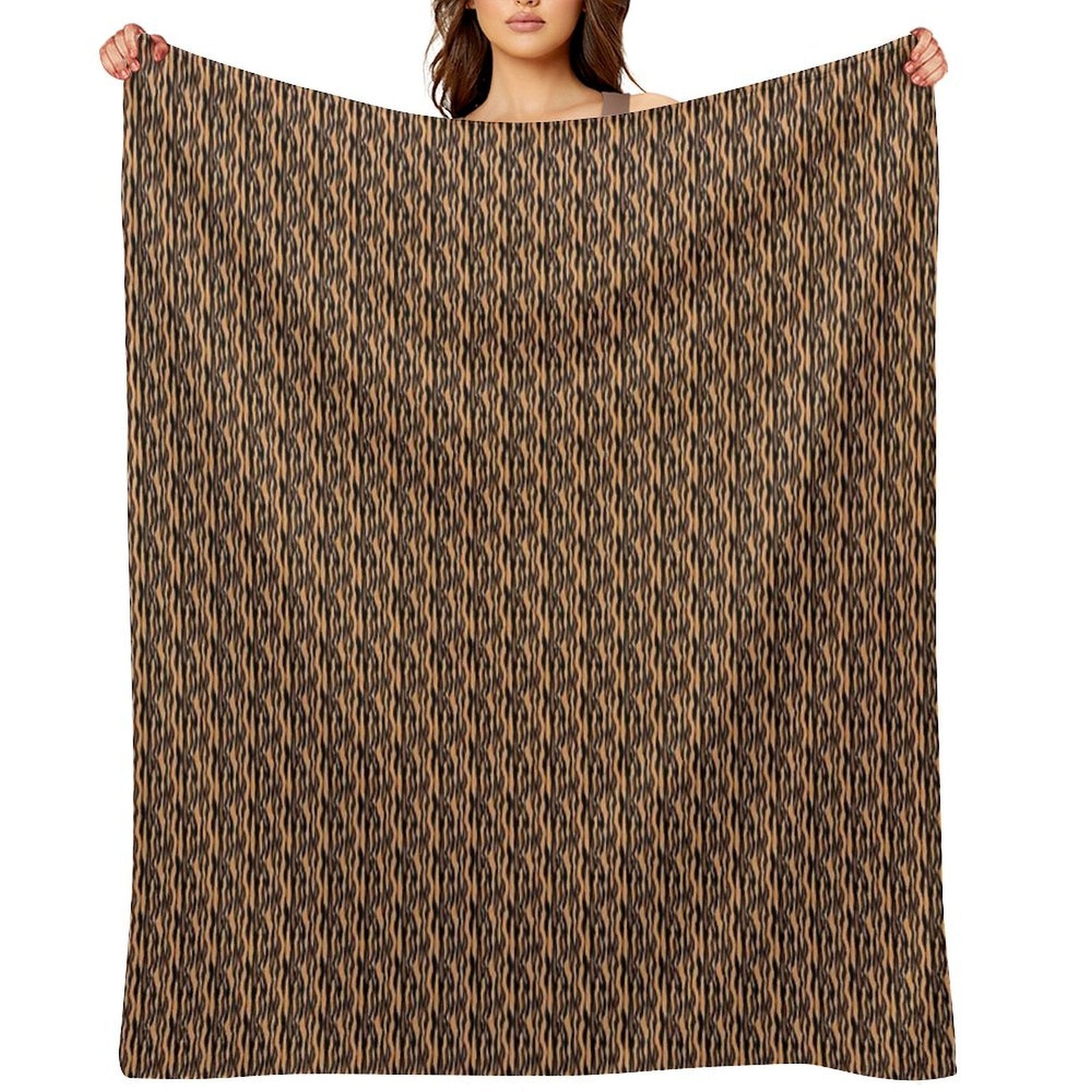 Tiger Animal Print Comfort Throw Blanket