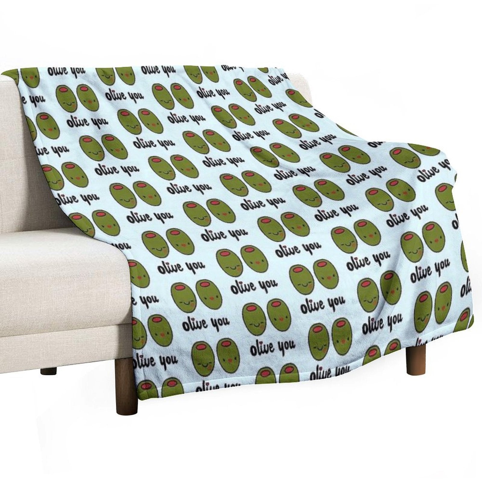 Olive You Multi-functional Throw Blanket