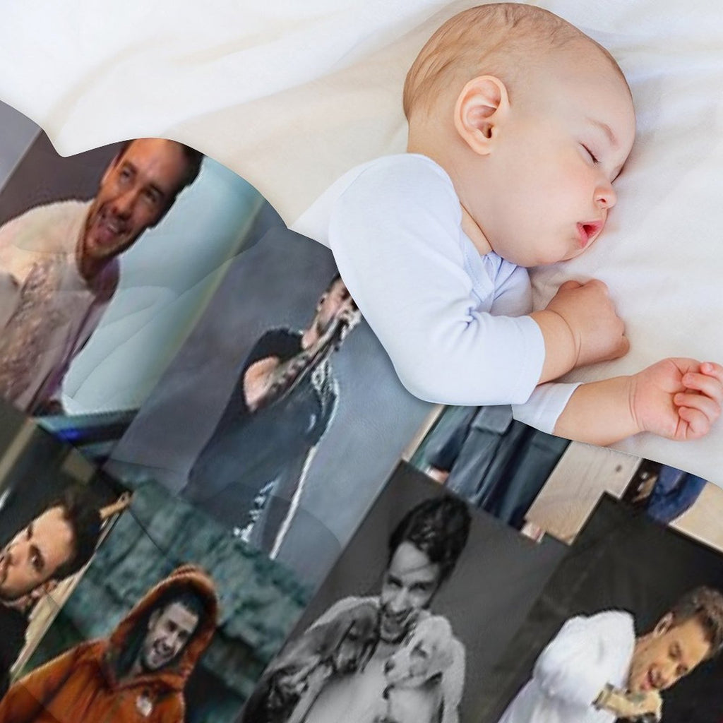 Liam Payne Collage Wrinkle-free Throw Blanket