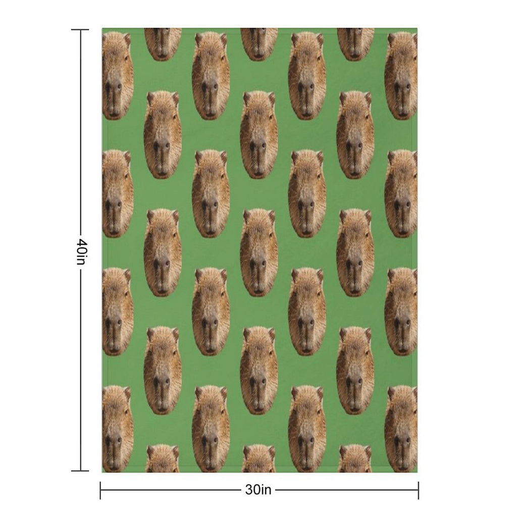 Don't Worry Be Cappy Wrinkle-free Throw Blanket