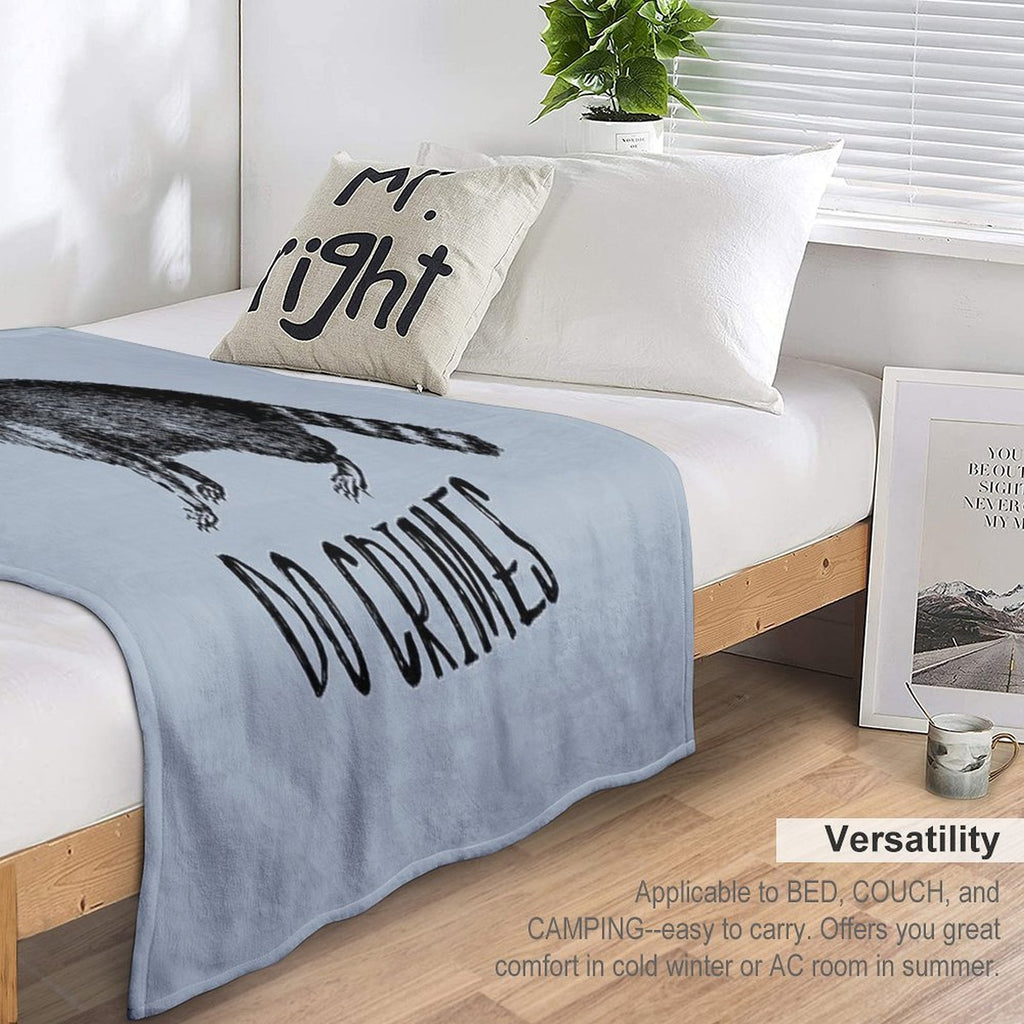Be Gay, Do Crimes Shrink-resistant Throw Blanket