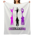 Cheerleading Velvety-soft Throw Blanket