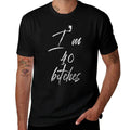 Funny 40th Birthday Gift for Women Girls Cute I'm 40 Bitches  Ribbed Collar T-Shirt
