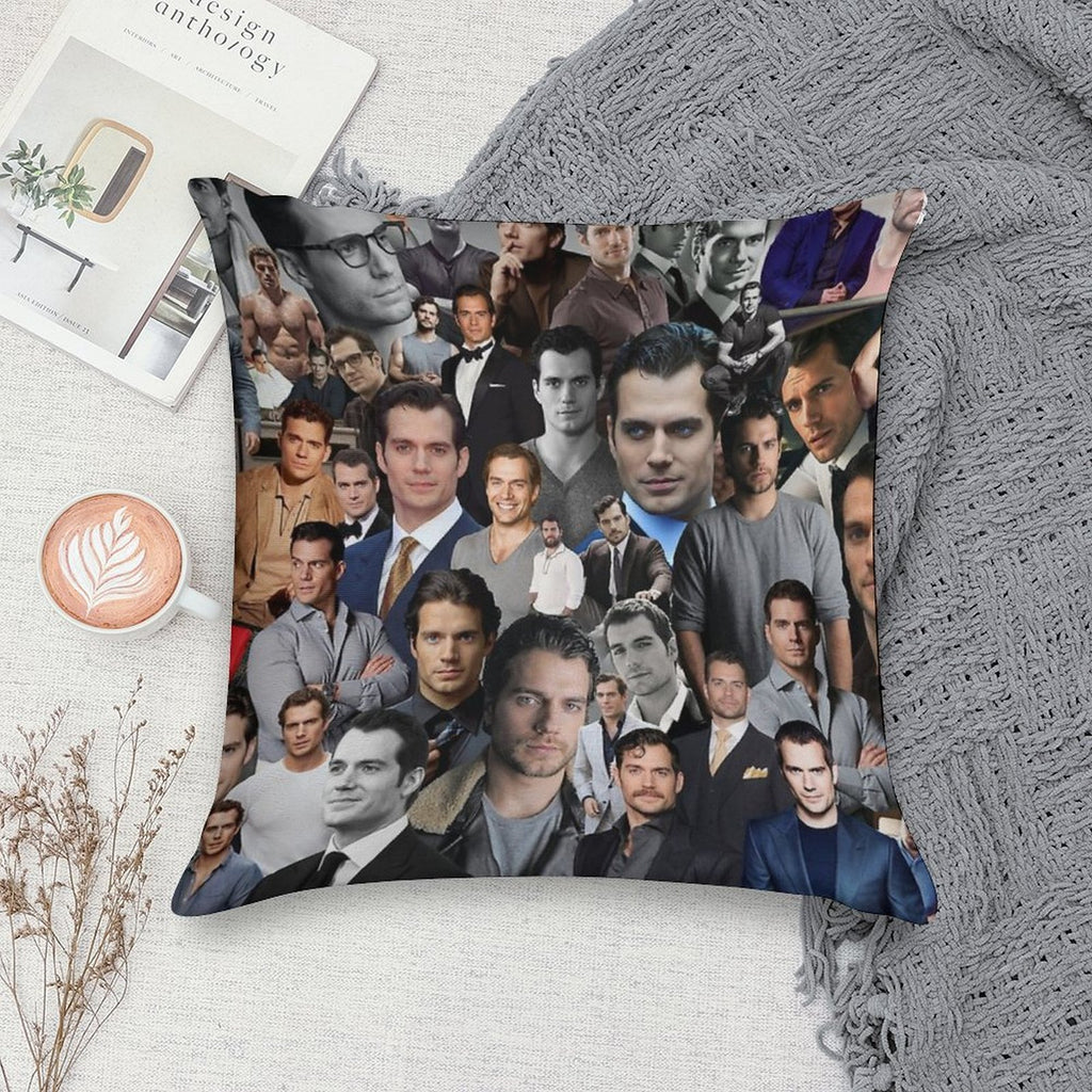 Henry Cavill Soft Anti-Pilling Throw Pillow